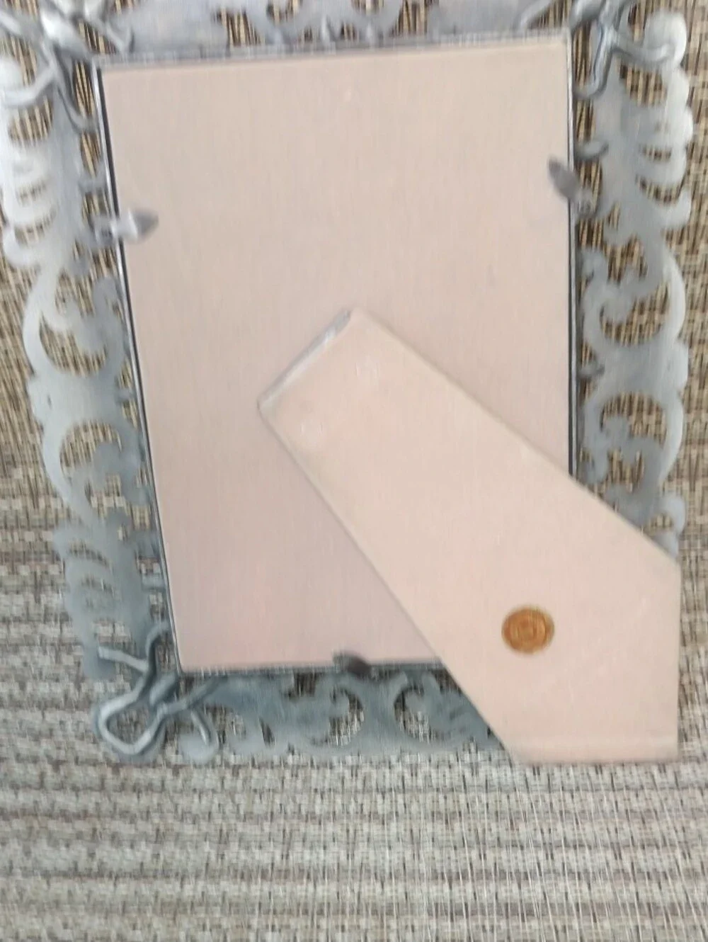 Jennifer Moore,Ornate Silver-Tone Decorative Picture Frame - Elegant Home Accent
